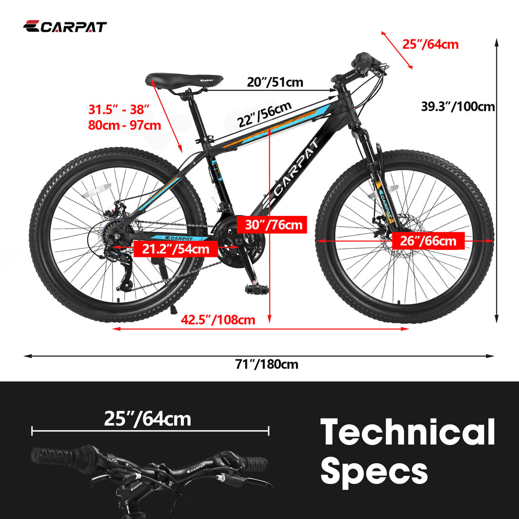 Bicycle S26102 BLACK-BLUE