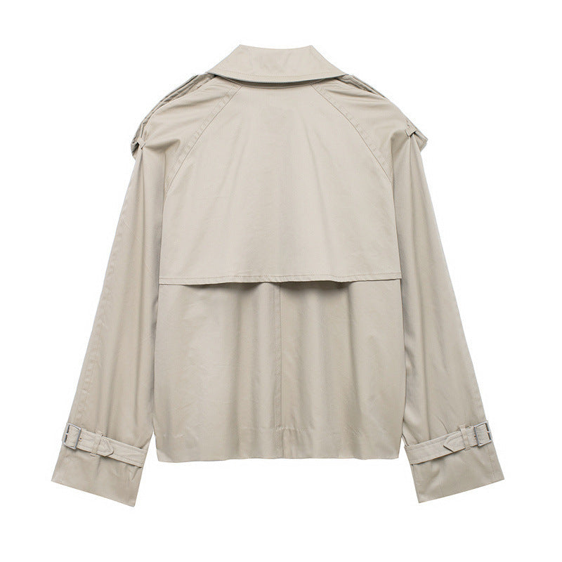 Fashion Casual All-matching Short Windbreaker Women's Coat 0